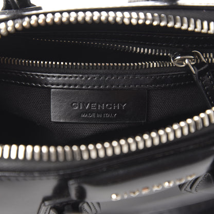 Givenchy Shiny Lord Calfskin Mini Antigona Black 7 of 11