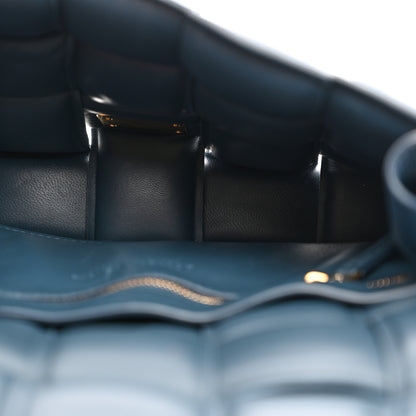 Bottega Veneta Nappa Maxi Intreccio Padded Cassette Crossbody Bag Deep Blue 5 of 10