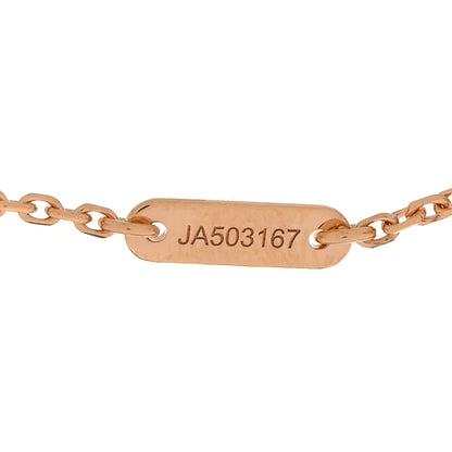 Van Cleef & Arpels 18K Rose Gold Carnelian Sweet Alhambra Bracelet 4 of 6
