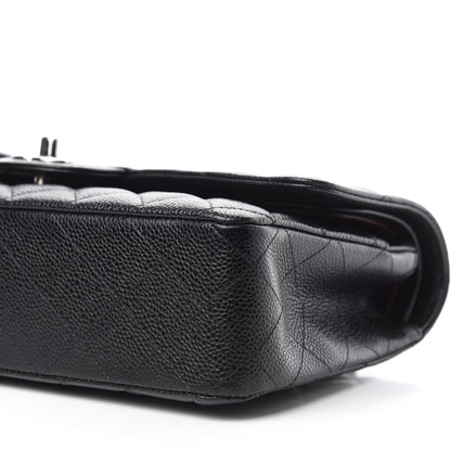 Chanel Caviar Quilted Medium Double Flap Black 7 of 12
