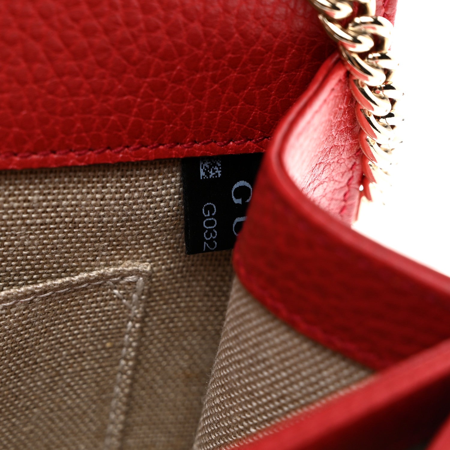 Gucci Dollar Calfskin Small Interlocking G Shoulder Bag Sun Orange 8 of 11