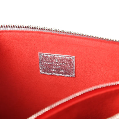 Louis Vuitton Metallic Lambskin Embossed Monogram Coussin PM Silver 8 of 10