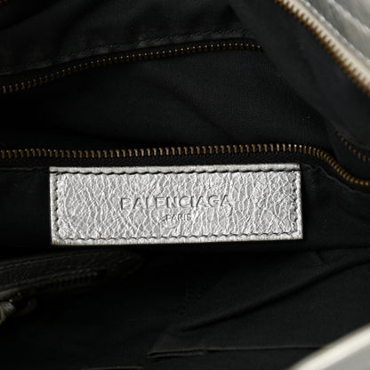 Balenciaga Metallic Agneau Classic Hardware Velo Gris Aluminum 6 of 11