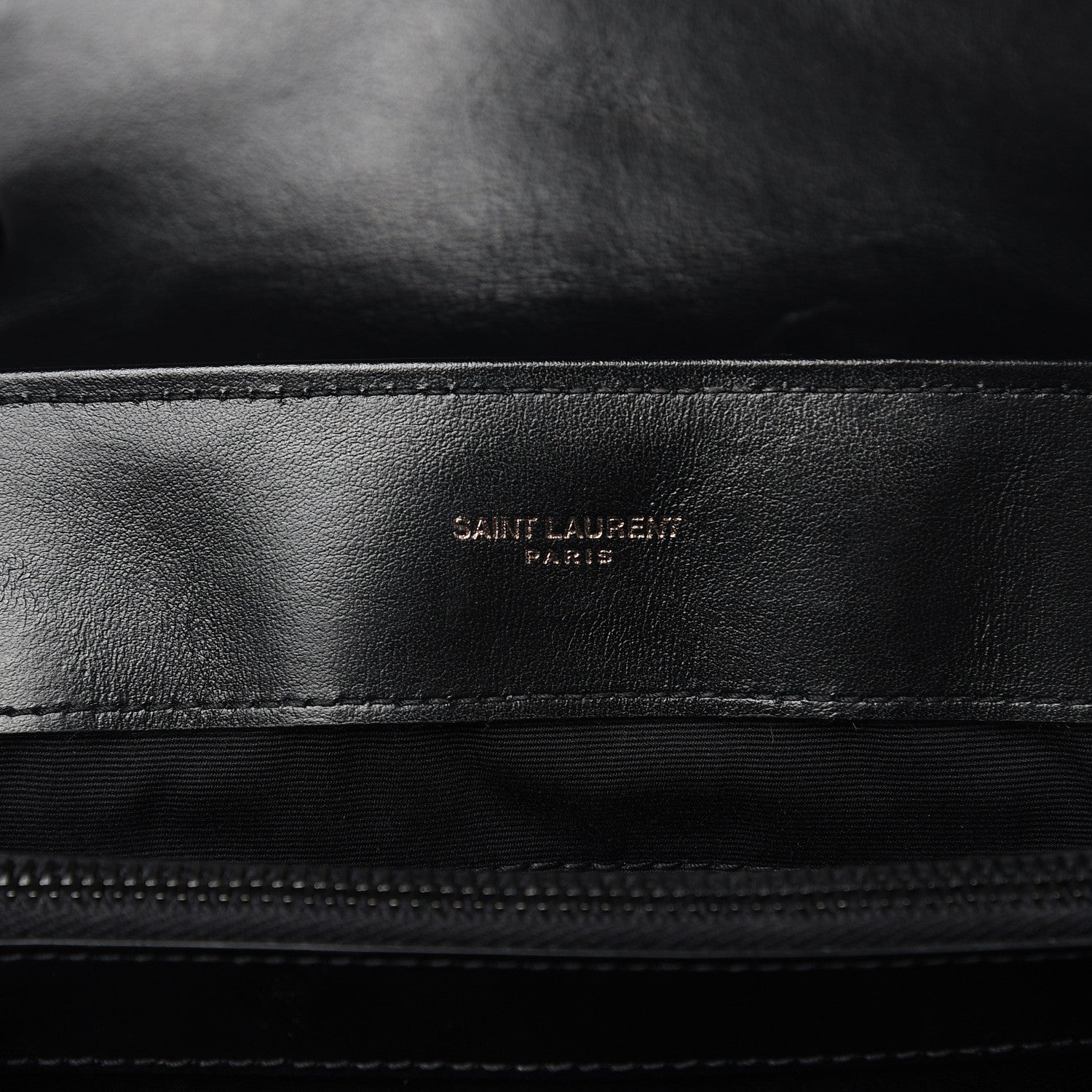 Saint Laurent Calfskin Y Quilted Monogram Medium Loulou Chain Satchel Black 7 of 11