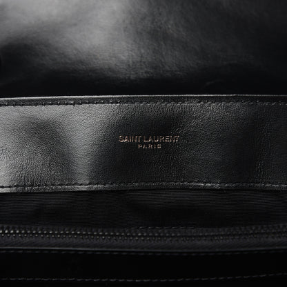 Saint Laurent Calfskin Y Quilted Monogram Medium Loulou Chain Satchel Black 7 of 11