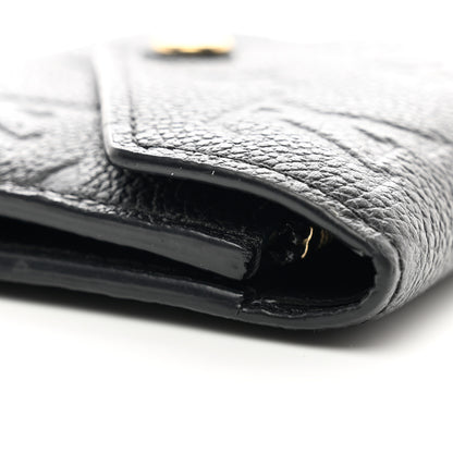 Louis Vuitton Empreinte Victorine Wallet Black 9 of 9