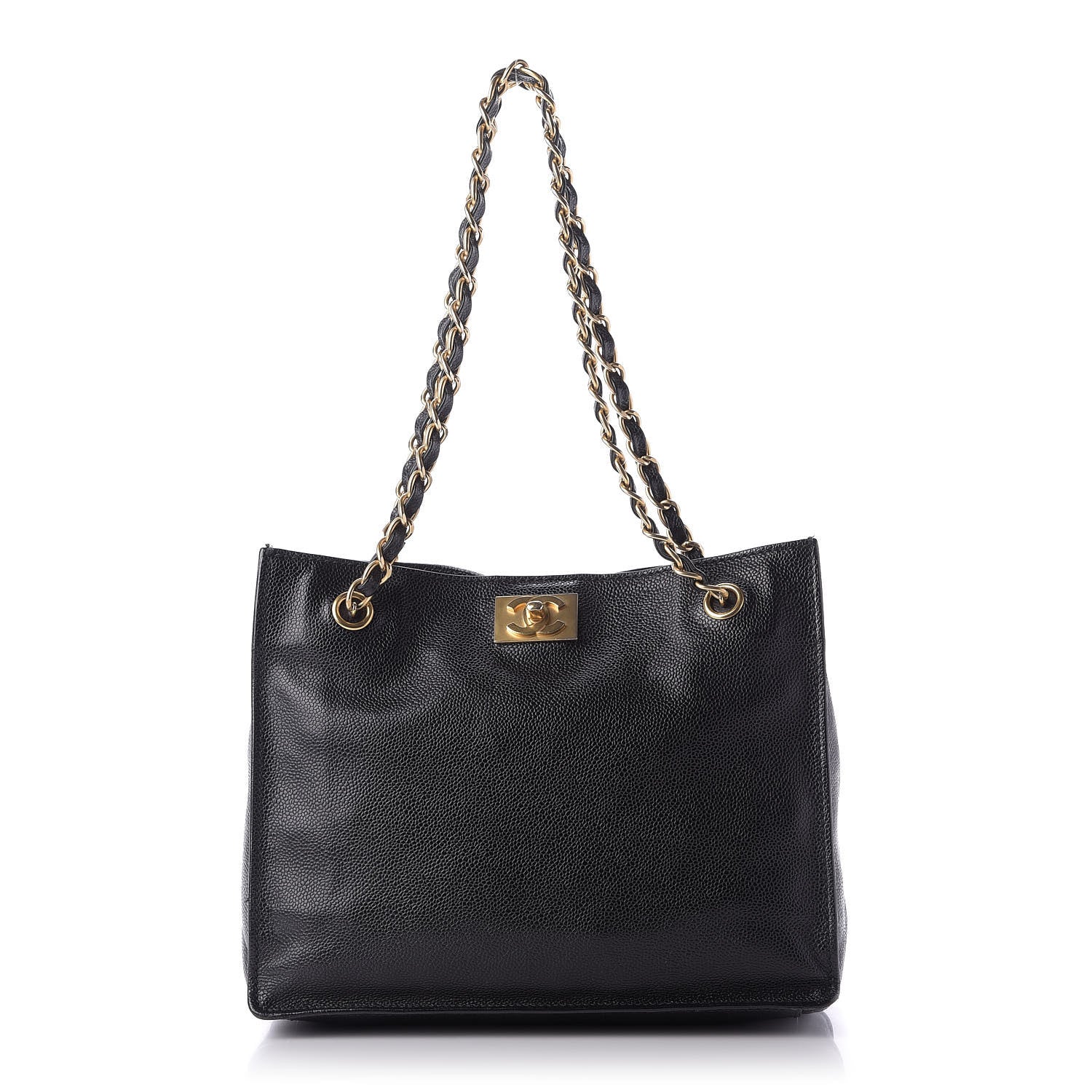 Chanel Caviar Shoulder Bag Black 1 of 9
