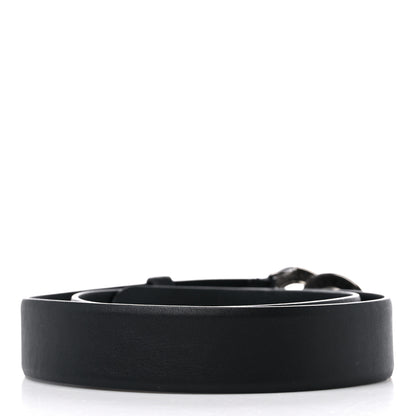 Chanel Lambskin Pearl Crystal CC Belt 80 32 Black 2 of 5