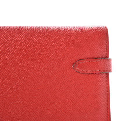 Hermes Epsom Kelly Longue Wallet Rouge Tomate 8 of 12