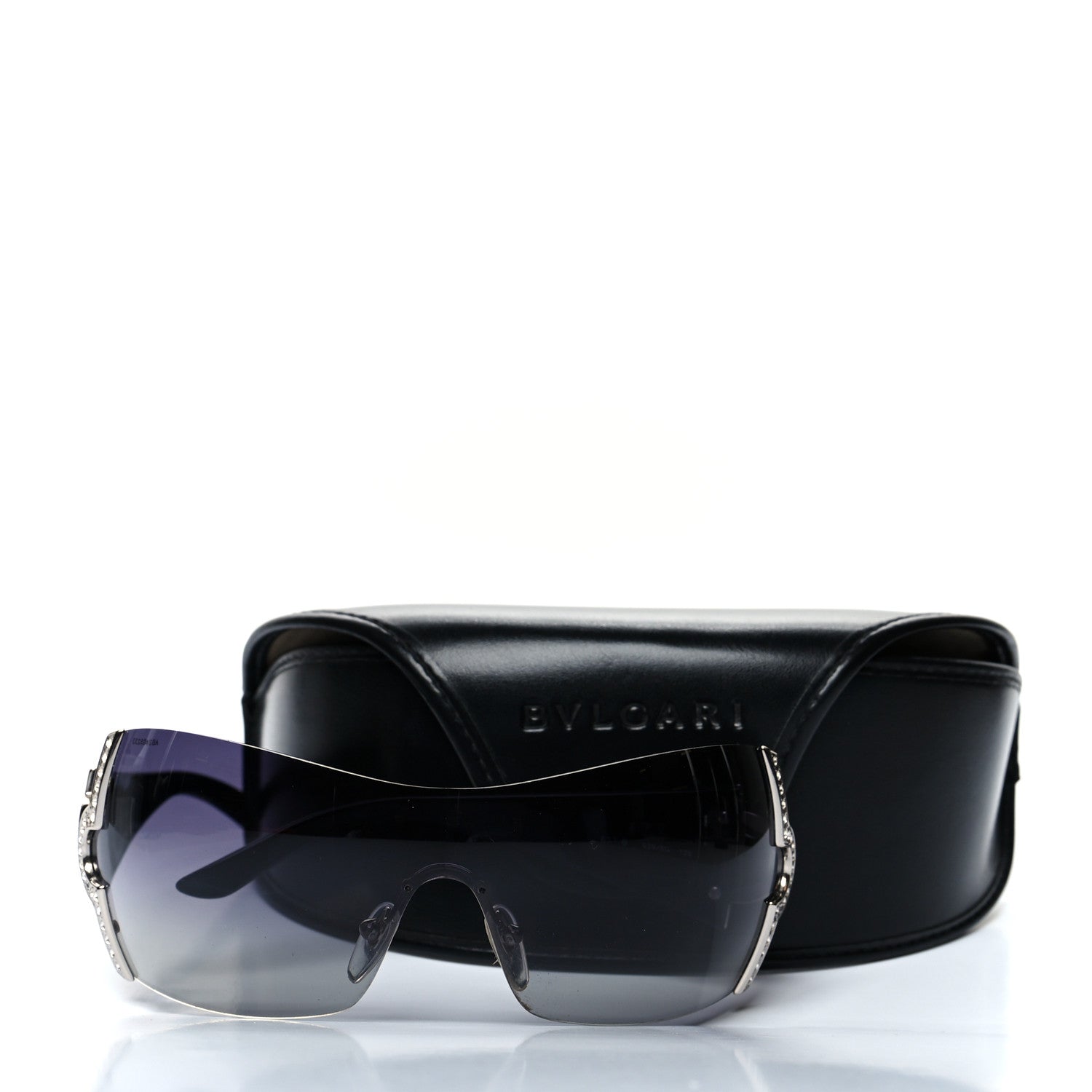 Bulgari Crystal 651-B Sunglasses Black 7 of 7