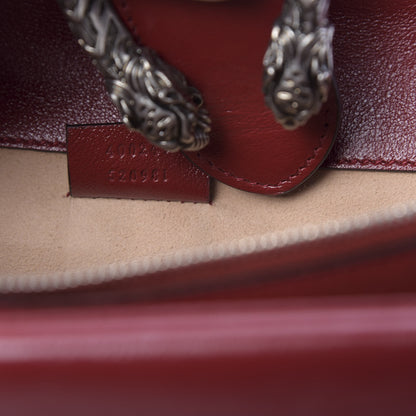 Gucci Tweed GG Monogram Small Dionysus Shoulder Bag White Black Romantic Cherry 8 of 12