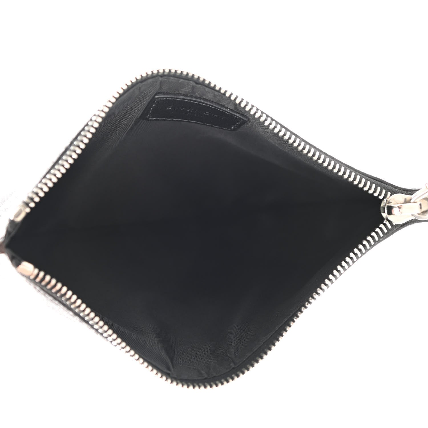 Givenchy Textured Coated Canvas Rottweiler Print Small Cosmetic Pouch Black 5 of 6