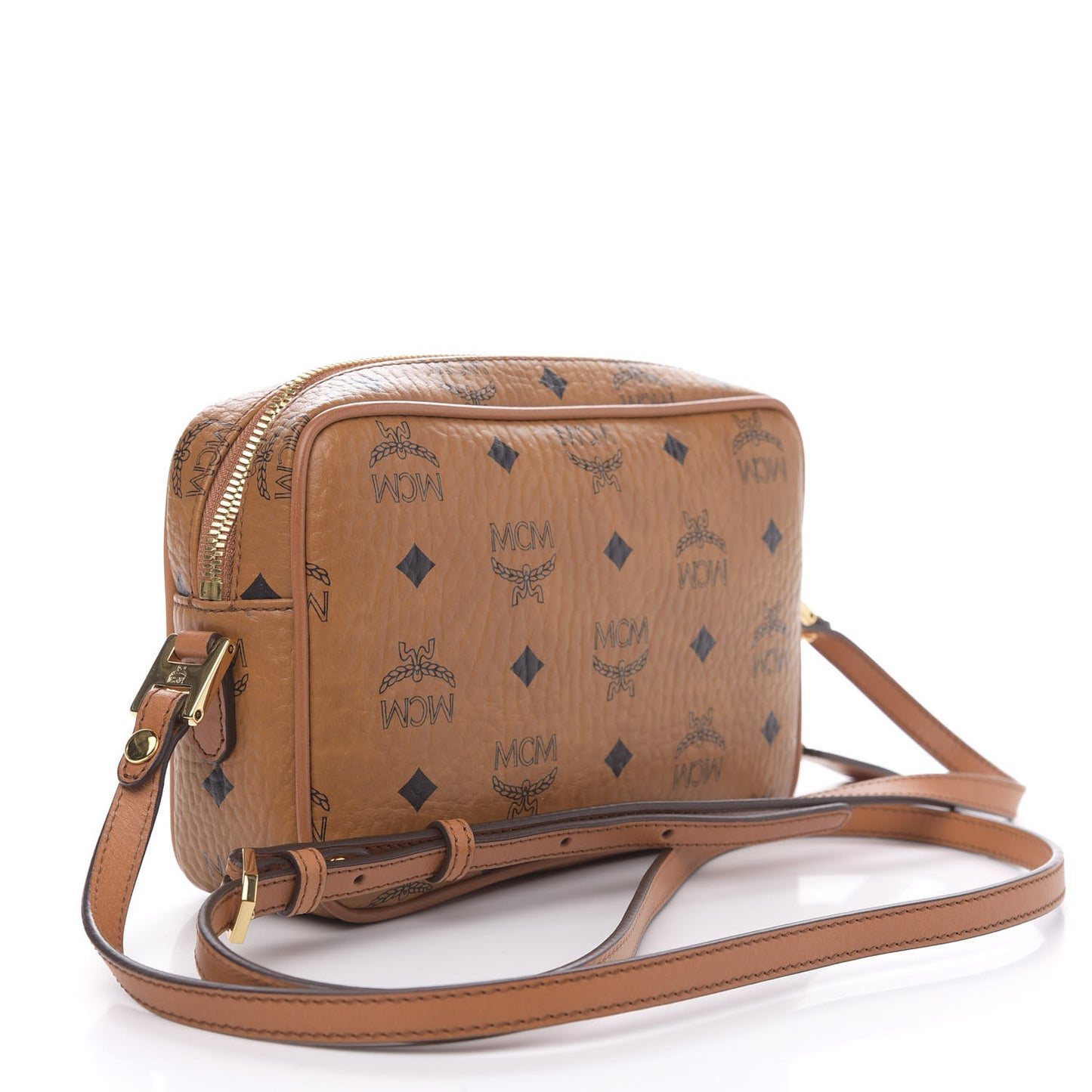 Visetos Heritage Crossbody Bag Cognac