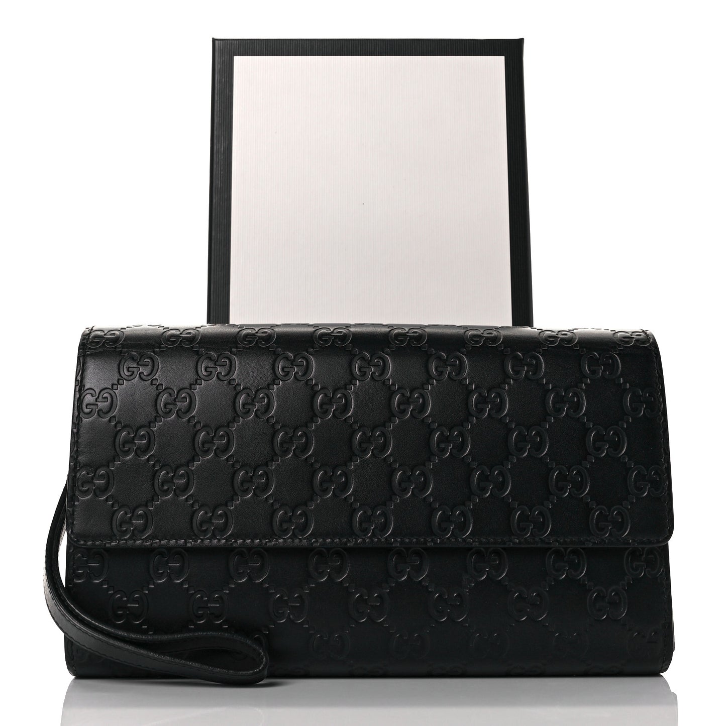 Guccissima Clutch Black