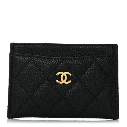 Chanel Caviar Quilted Card Holder Black 1 of 8