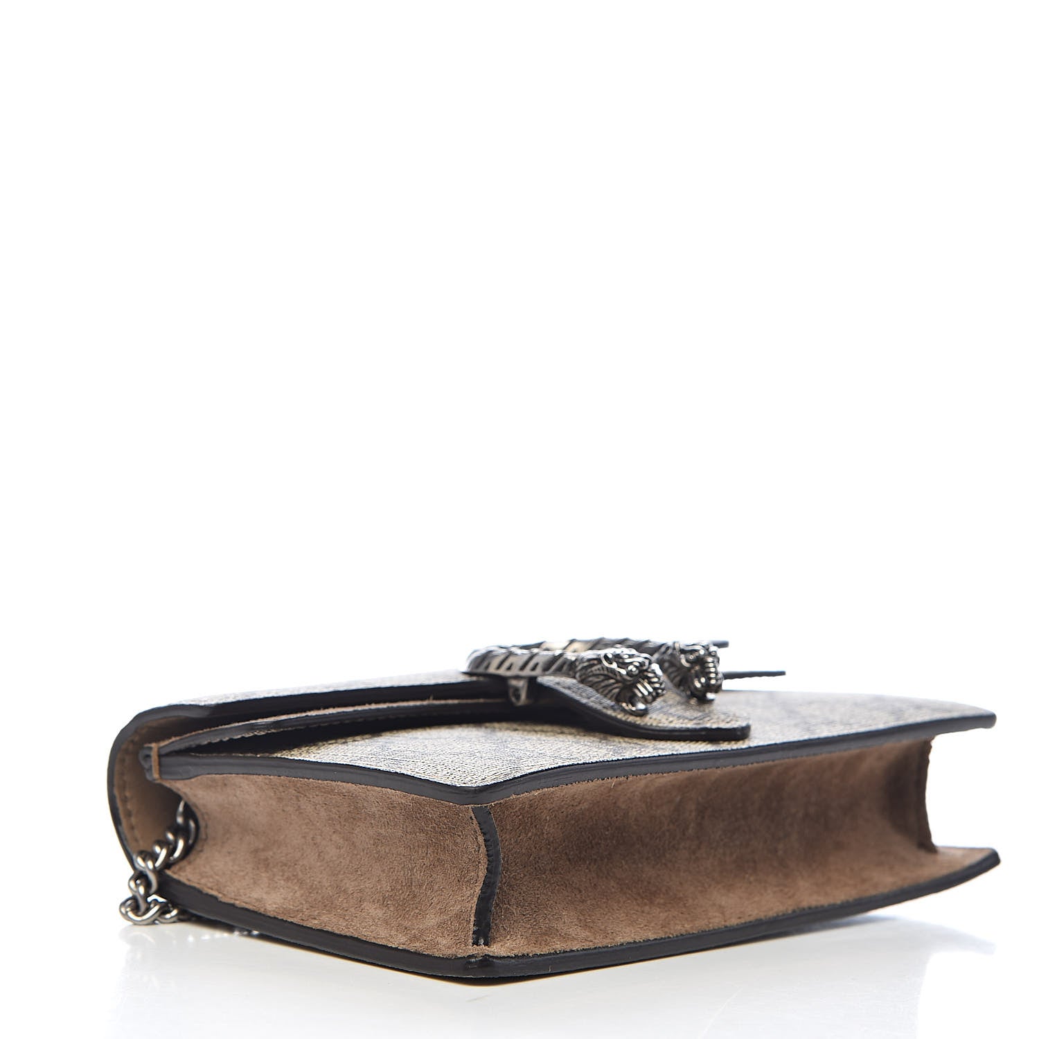 Gucci GG Supreme Monogram Super Mini Dionysus Shoulder Bag Taupe 4 of 11