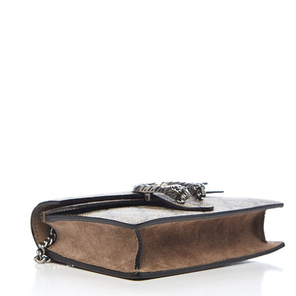 Gucci GG Supreme Monogram Super Mini Dionysus Shoulder Bag Taupe 4 of 11