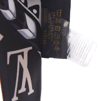 Louis Vuitton Silk Monogram LV Crafty Bi Color BB Bandeau Caramel Black 3 of 4