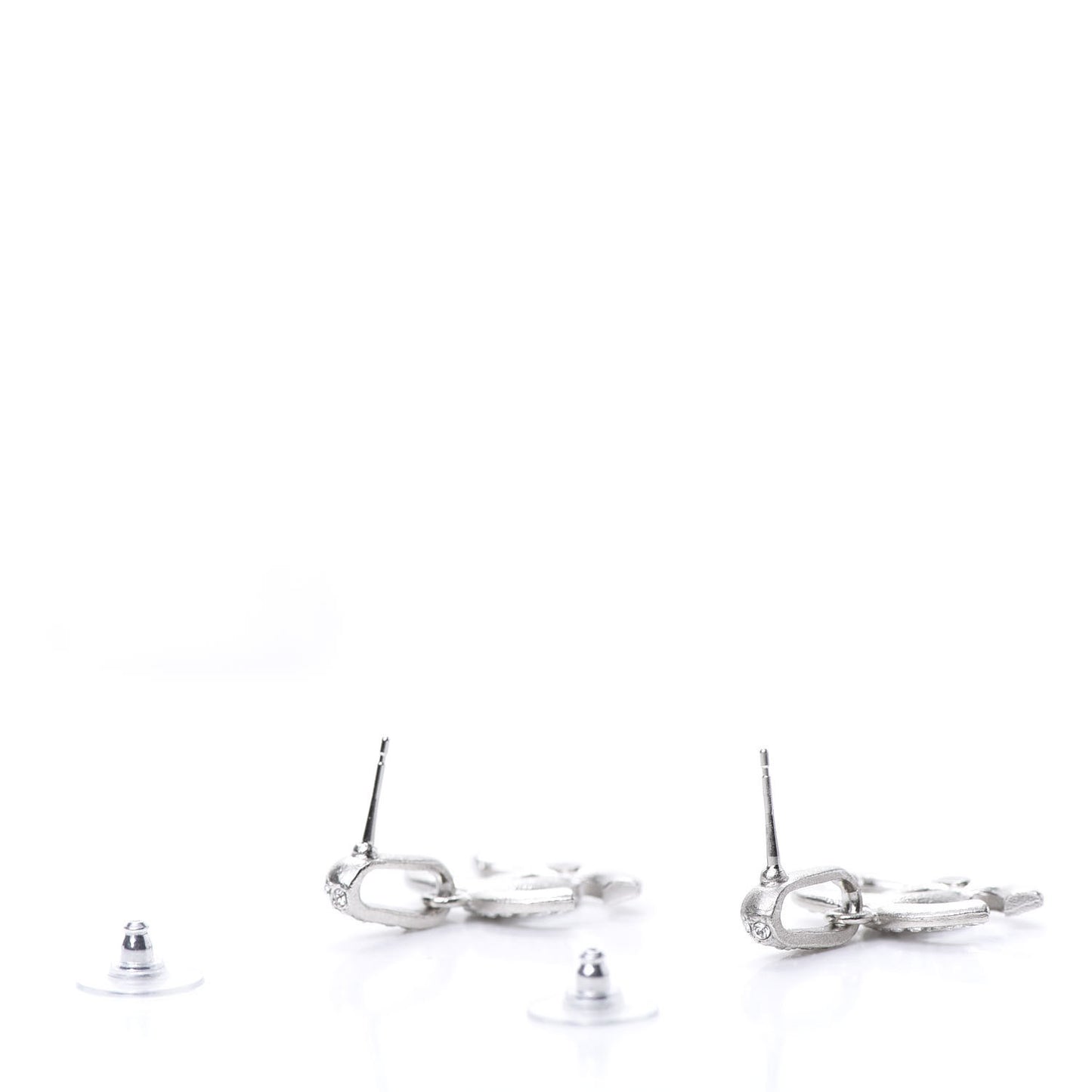 Crystal Palais Garnier CC Drop Earrings Silver