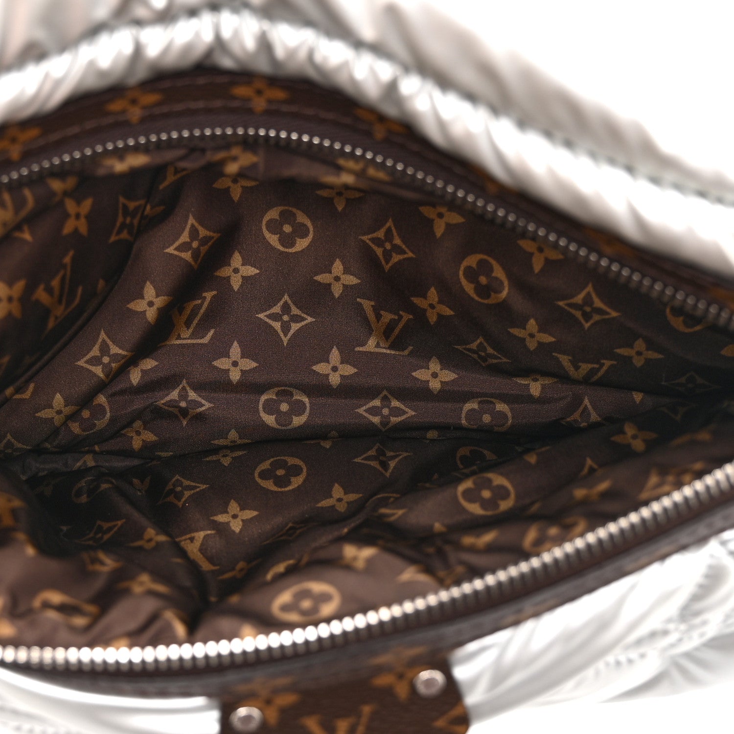 Louis Vuitton Econyl Monogram Pillow BumBag Silver 5 of 8