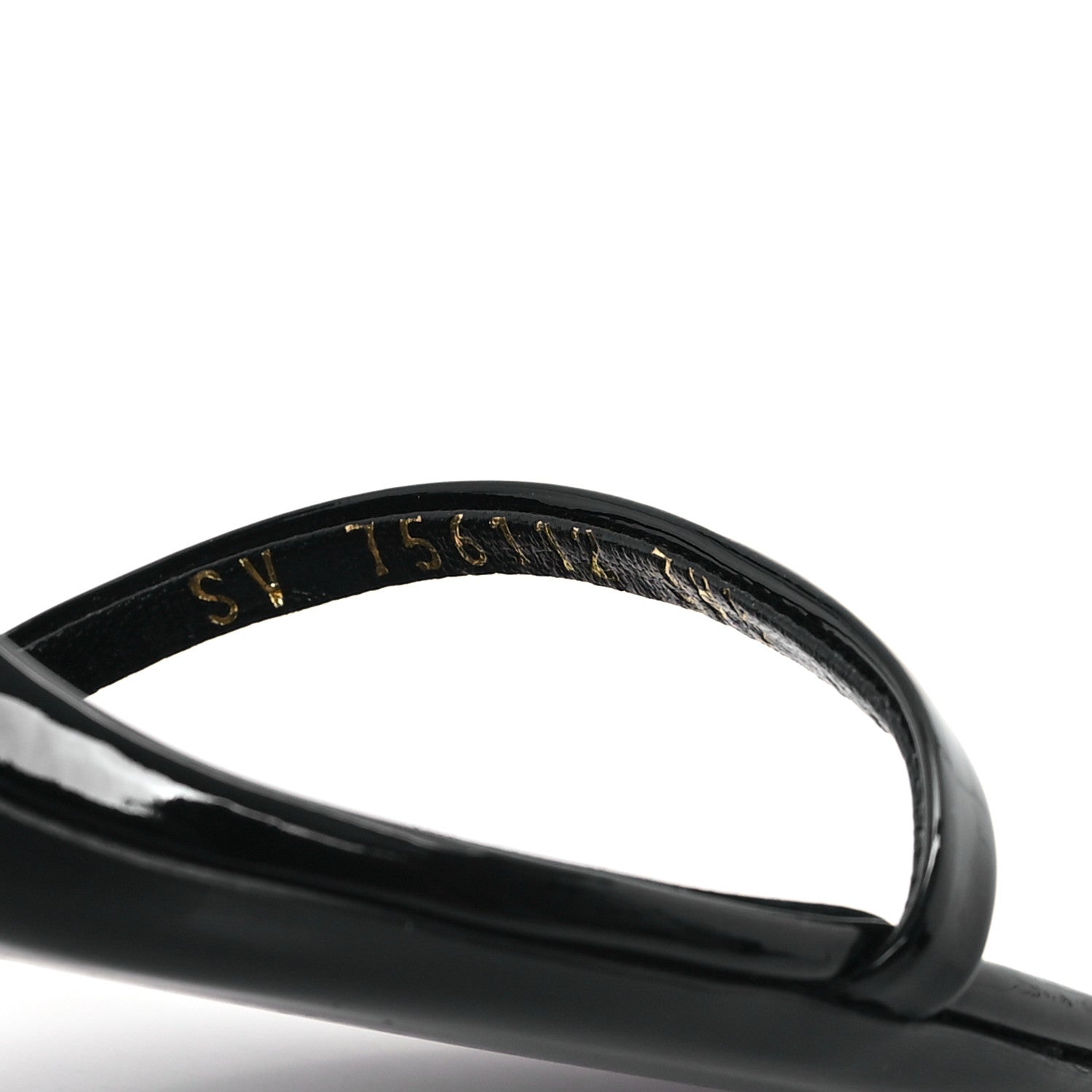 Saint Laurent Vernice Grupy Dita 110 Sandals 38.5 Black 9 of 10