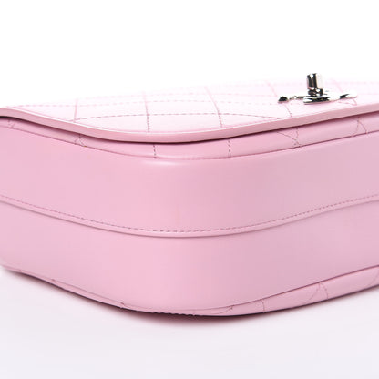 Chanel Calfskin Stitched Ring My Bag Flap Crossbody Pink 8 of 10
