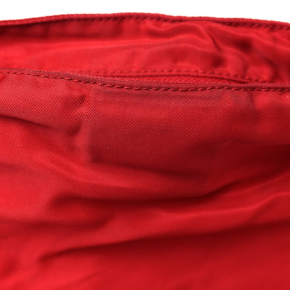 Prada Nylon Vela Flat Messenger Bag Fuoco 8 of 10