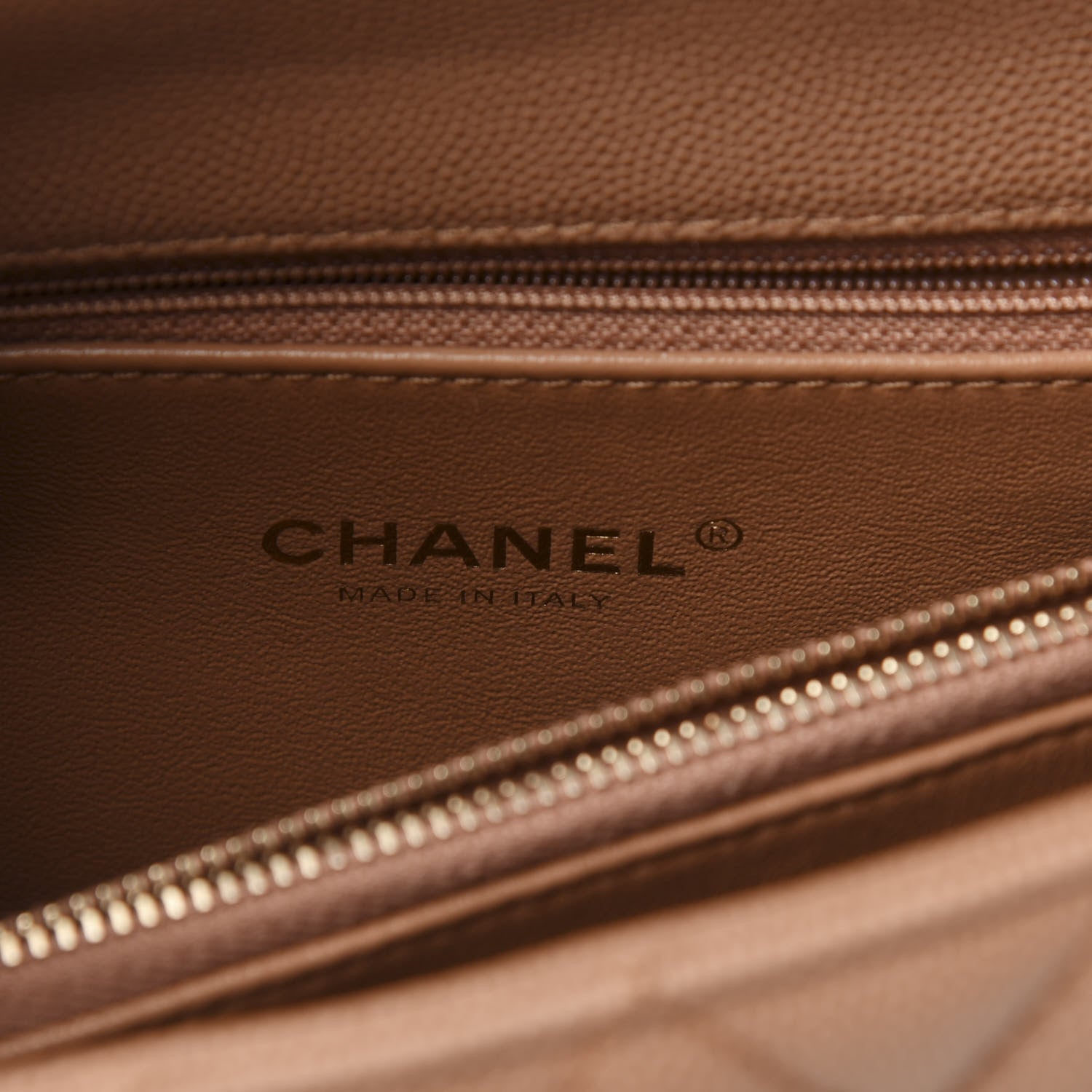 Chanel Caviar Lizard Quilted Small Coco Handle Flap Beige 8 of 13
