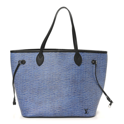 Louis Vuitton Epi Neverfull MM Denim Light 1 of 10