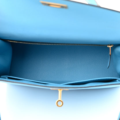 Hermes Epsom Kelly Sellier 28 Celeste 5 of 12
