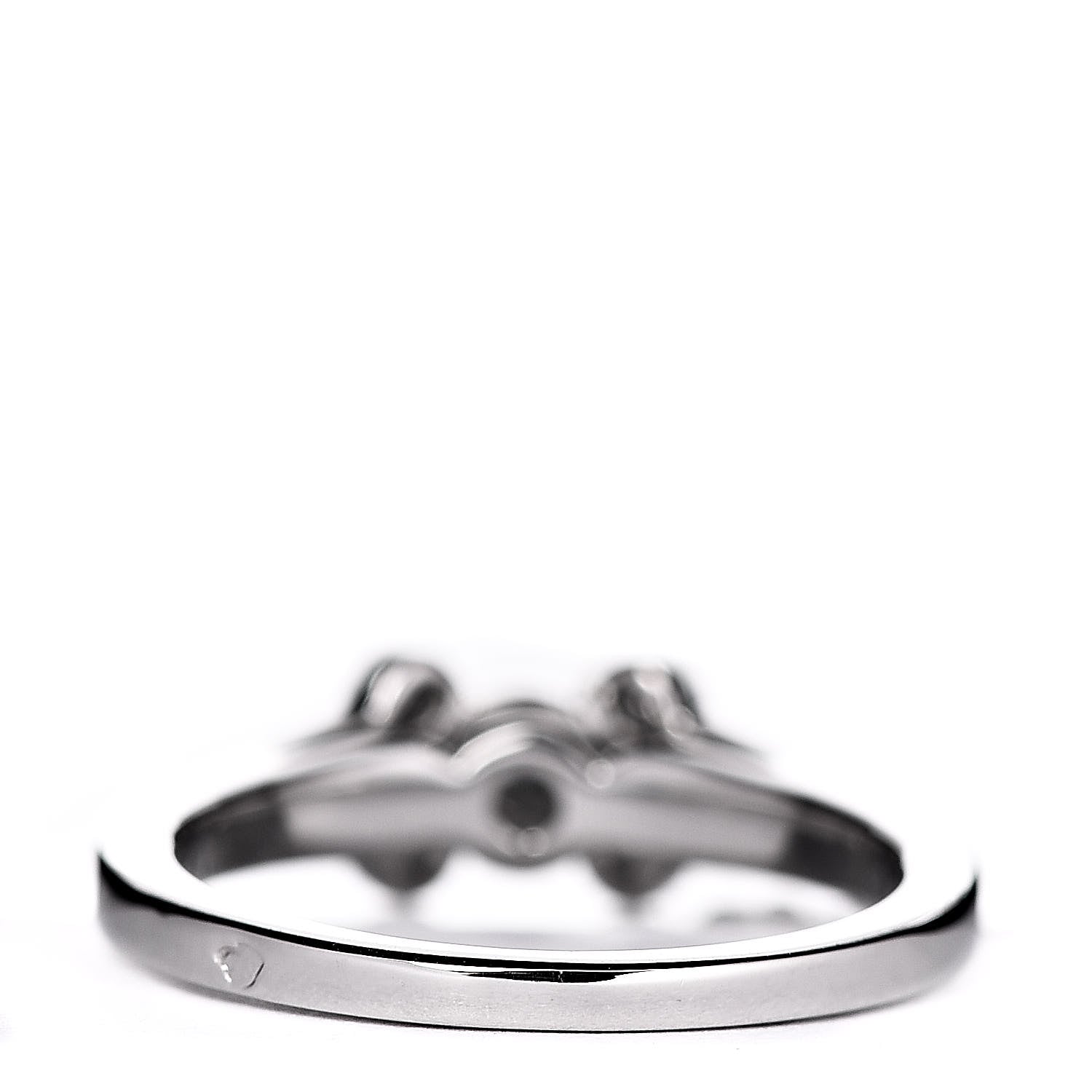 Cartier Platinum Diamond .18ct Ballerine Solitaire Engagement Ring 47 4 4 of 6