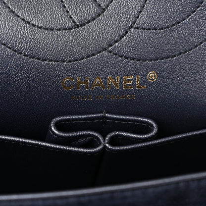 Chanel Ombre Velvet Quilted 2.55 Reissue 225 Flap Navy 6 of 10