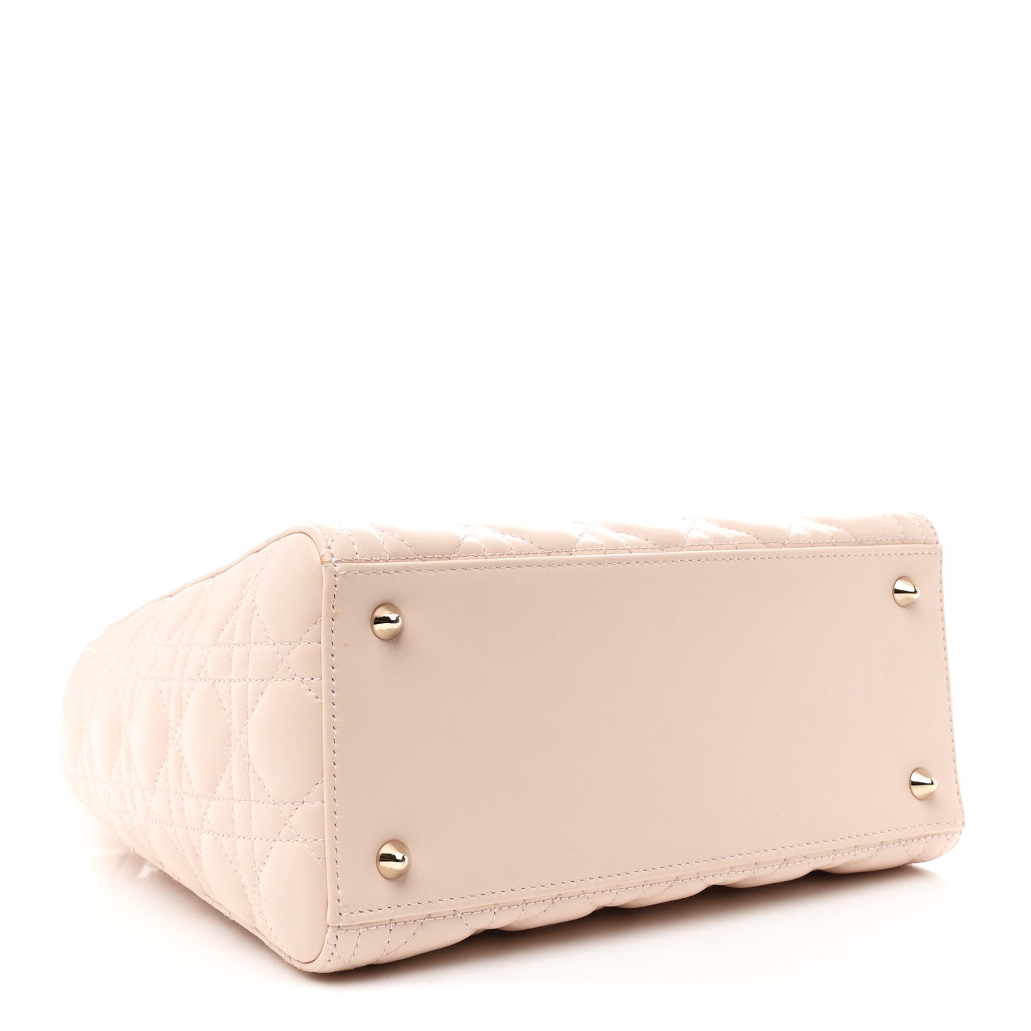 Christian Dior Lambskin Cannage Medium Lady Dior Light Pink 4 of 10
