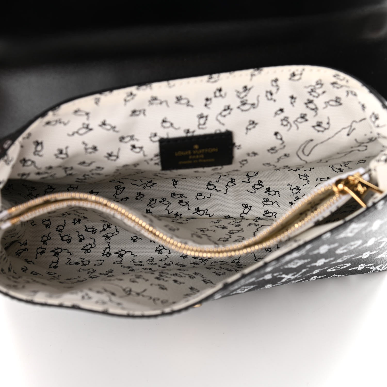 Louis Vuitton Epi Catogram Cat Bag Orange Black 5 of 11