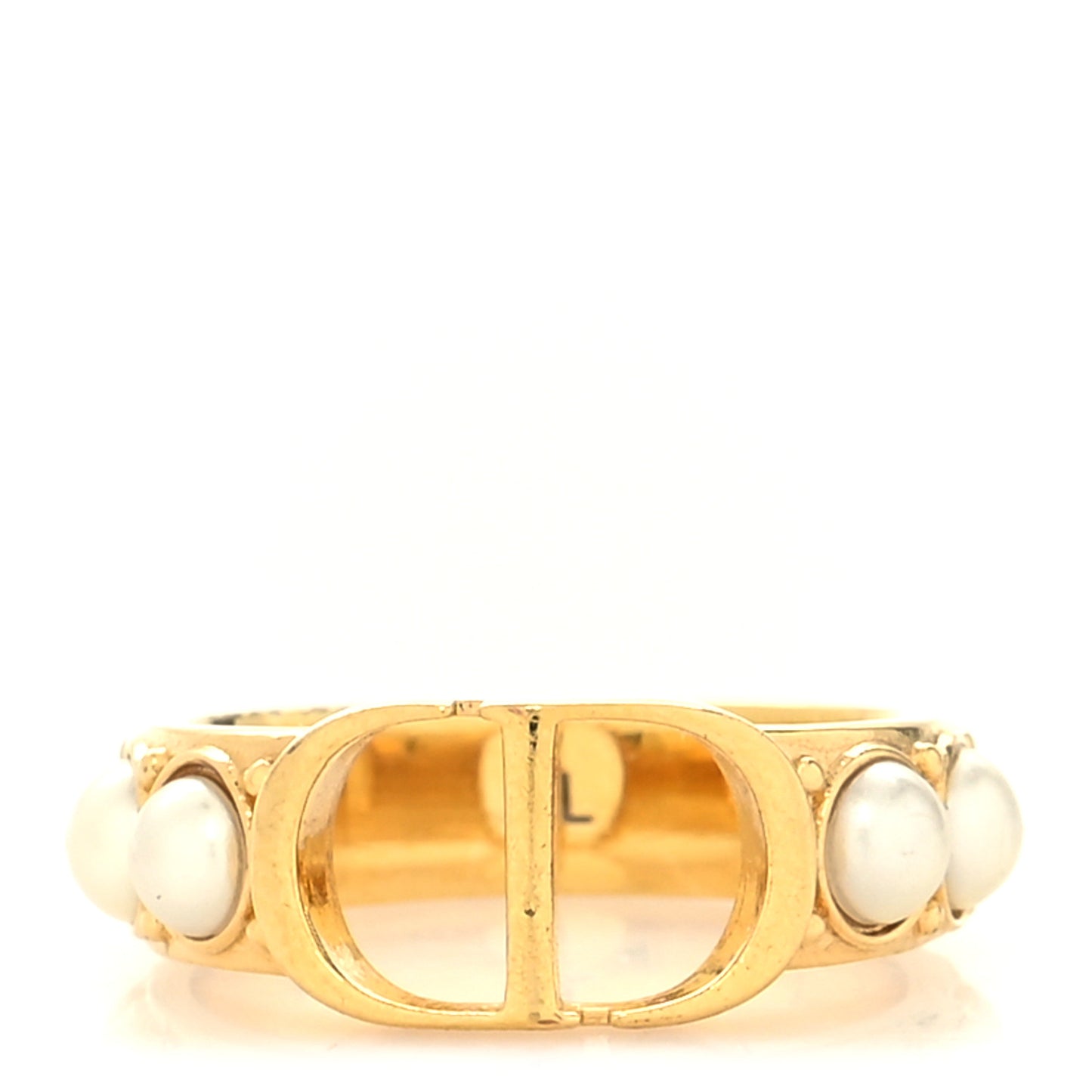 Metal Pearl 30 Montaigne Ring L Gold