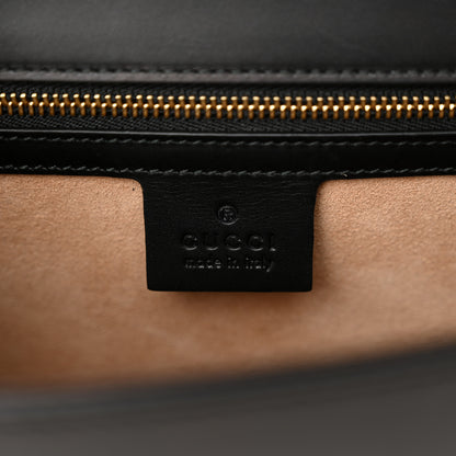 Gucci Calfskin Small Sylvie Shoulder Bag Black 6 of 10