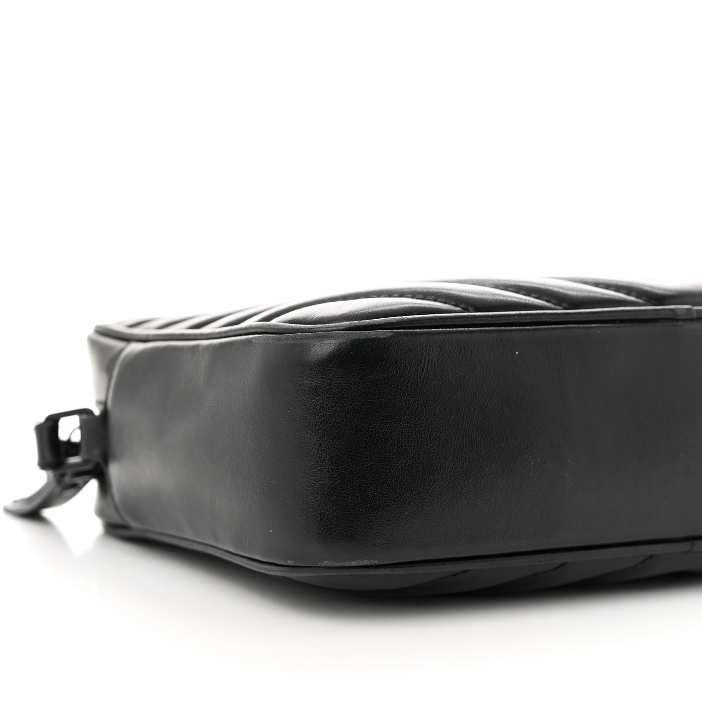 Calfskin Matelasse Monogram Monochrome Lou Camera Bag Black