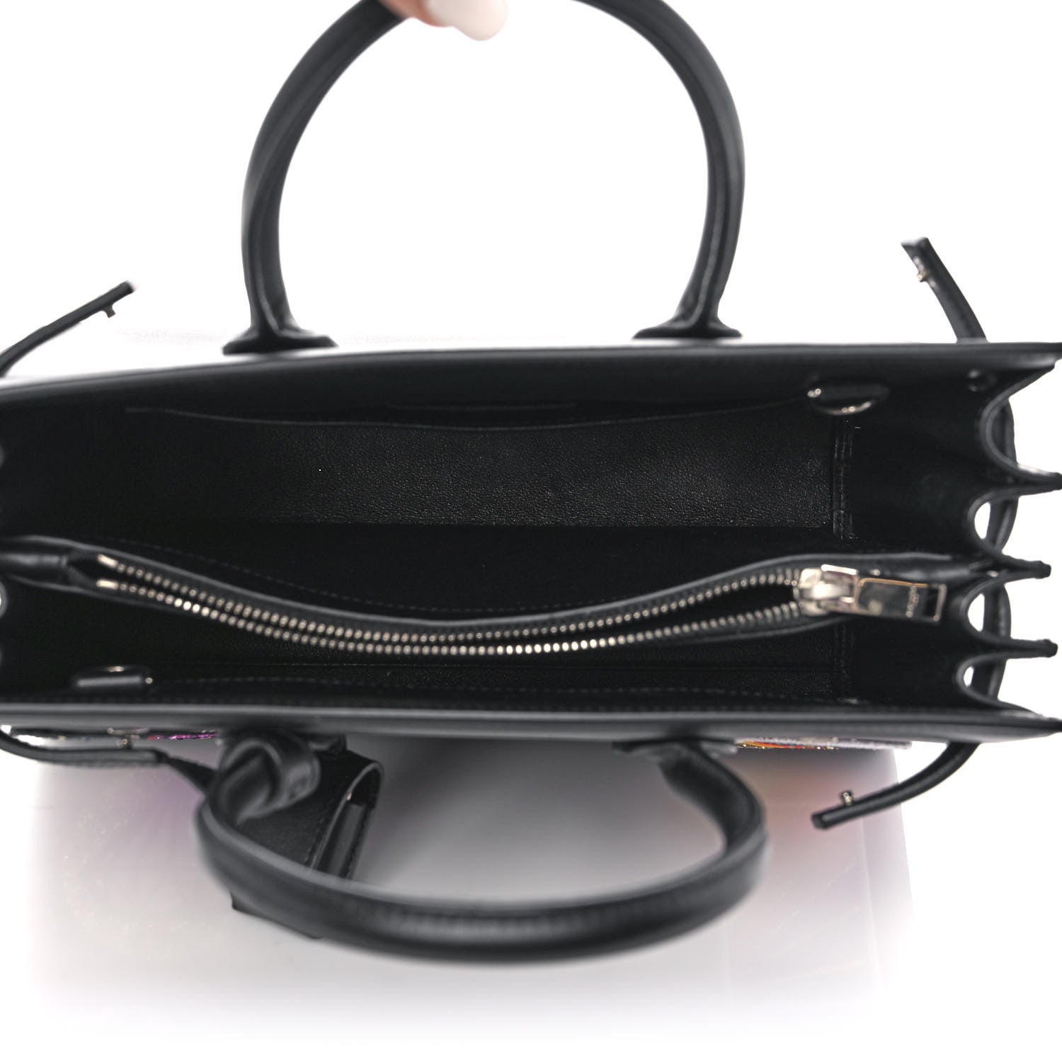 Saint Laurent Calfskin Patchwork Baby Sac De Jour Black Multi 5 of 11