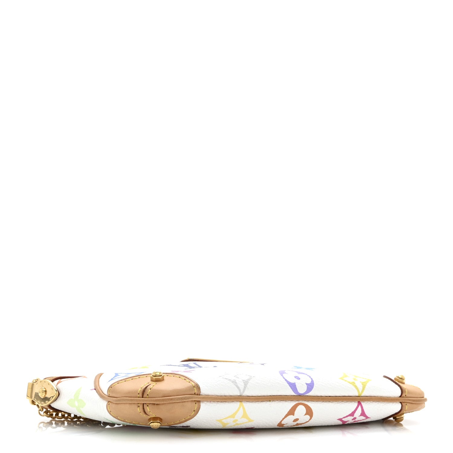 Louis Vuitton Monogram Multicolor Pochette Milla MM White 5 of 12