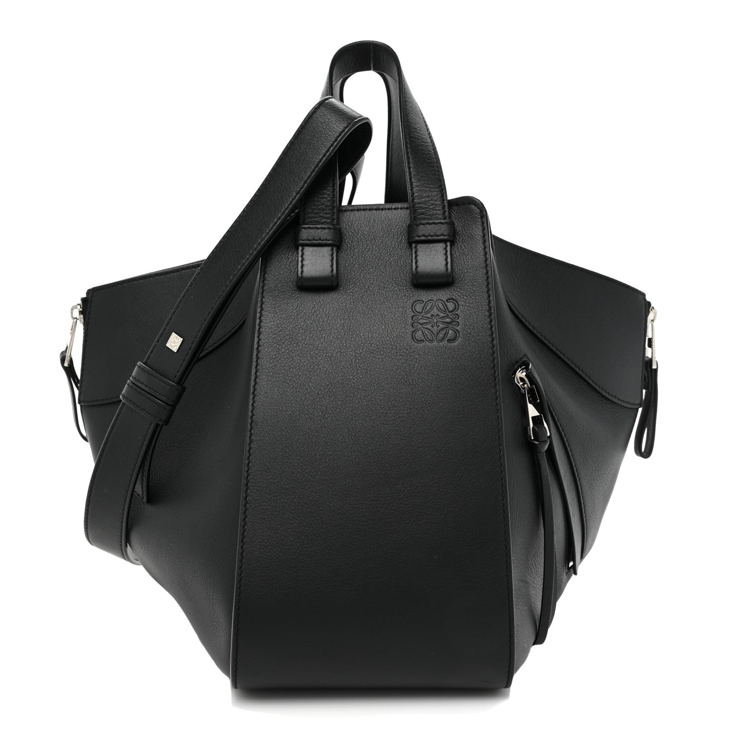 Loewe Calfskin Small Hammock Shoulder Bag Black 1 of 13
