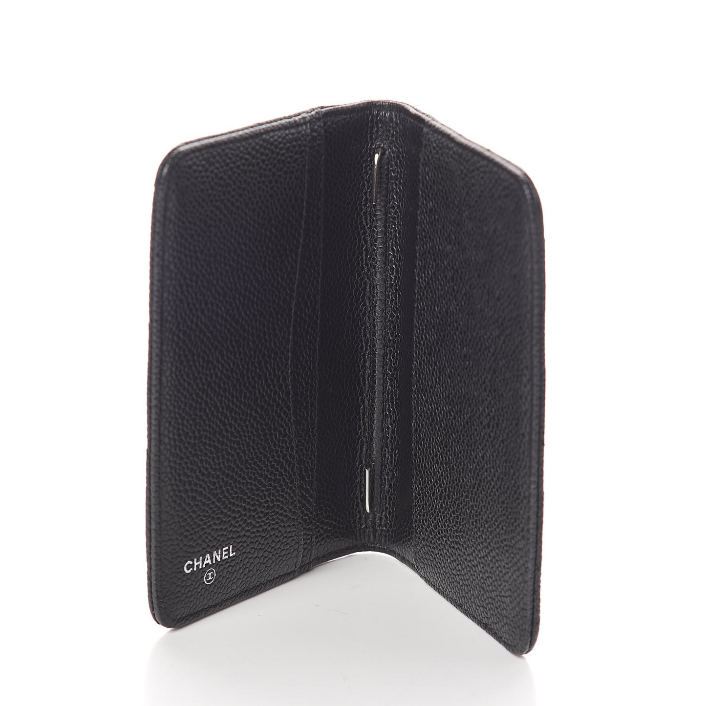 Caviar Quilted Agenda Cover Black