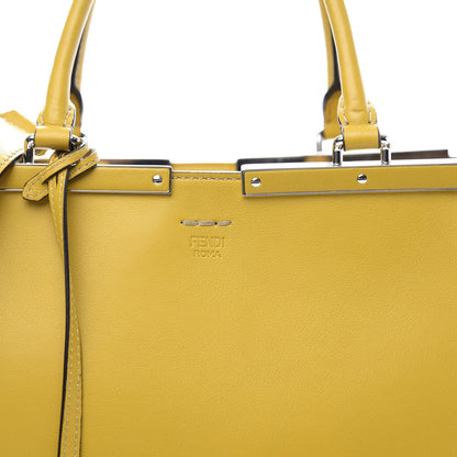 Fendi Vitello Dolce Croc Tail Petite 3Jours Tote Chantilly 10 of 11