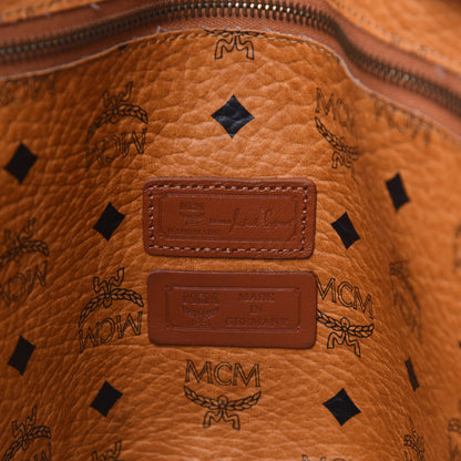 MCM Visetos Shopper Tote Cognac 6 of 13