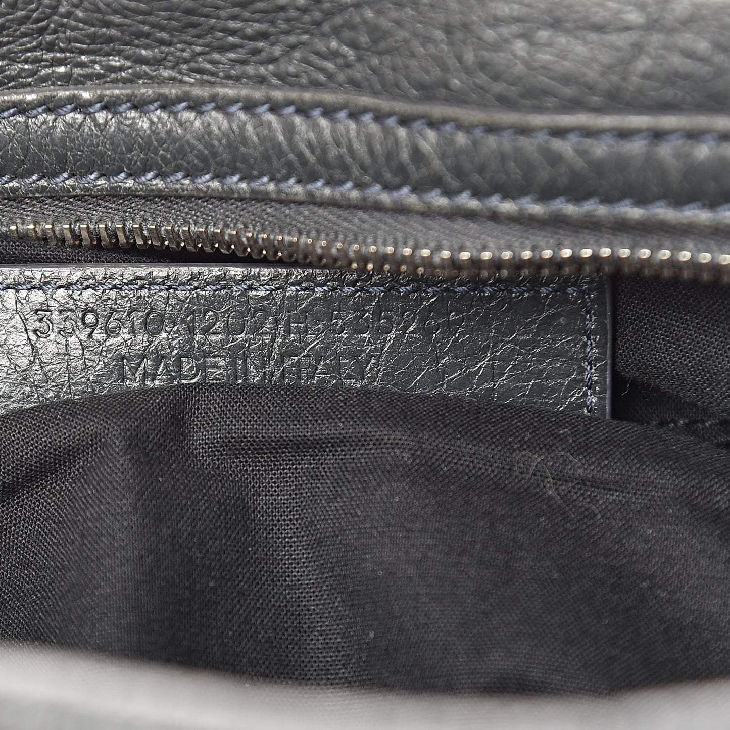 Agneau Giant 12 Silver Hardware Boston Anthracite
