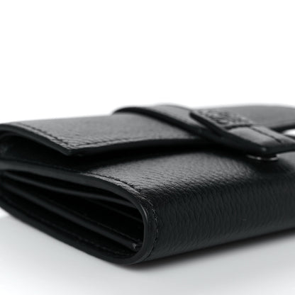 Loewe Grained Calfskin Small Vertical Wallet Black 8 of 9