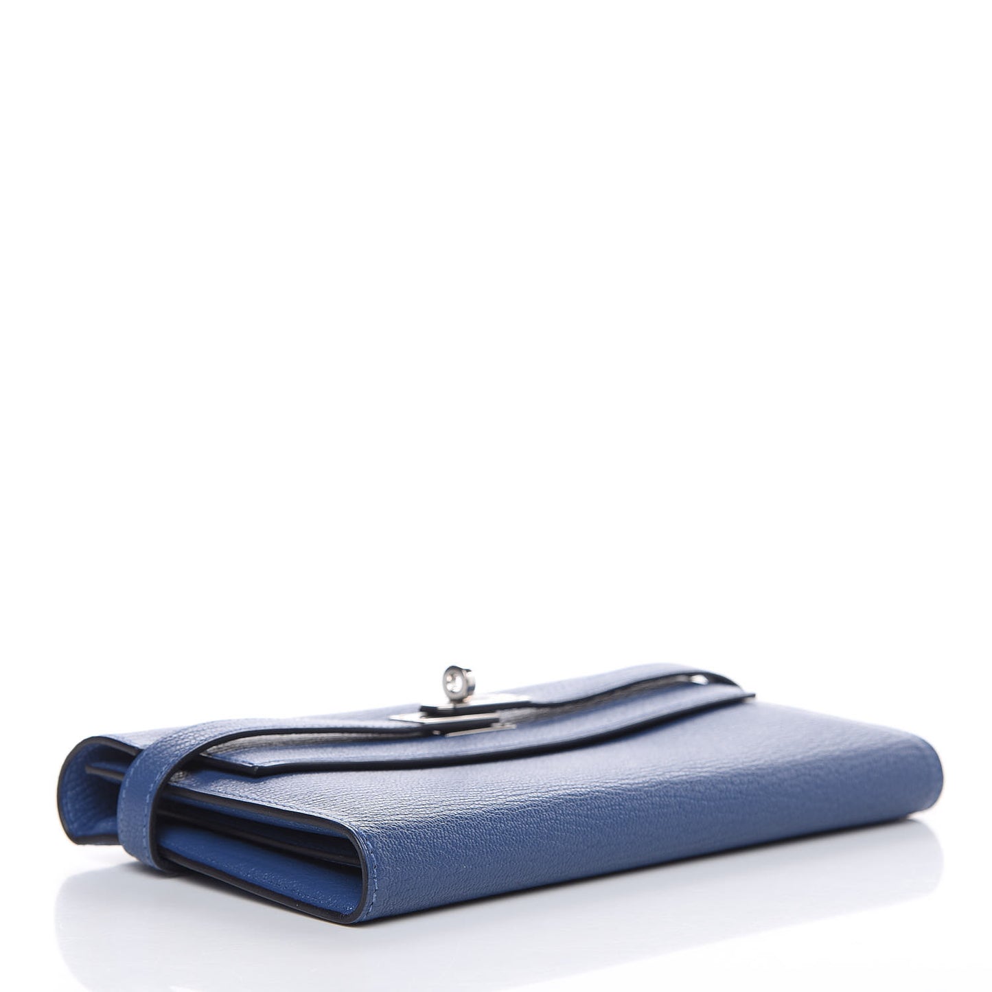 Chevre Mysore Kelly Longue Wallet Bleu Brighton