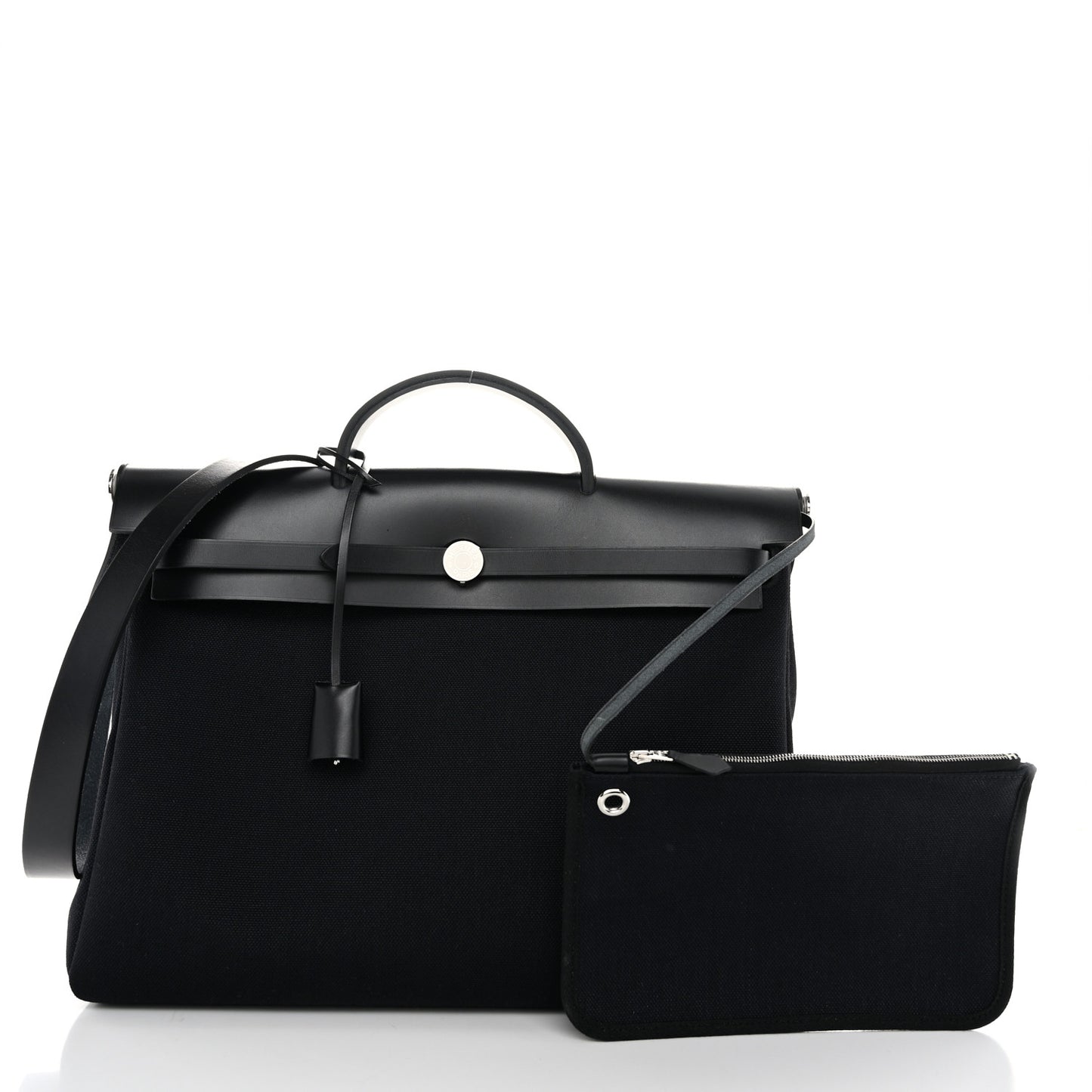 Military Toile Vache Hunter Herbag Messenger 39 Black