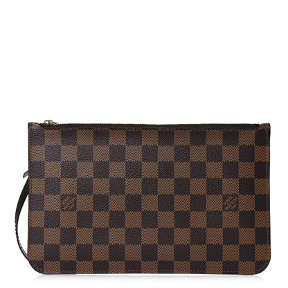 Louis Vuitton Damier Ebene Neverfull MM GM Pochette 1 of 11