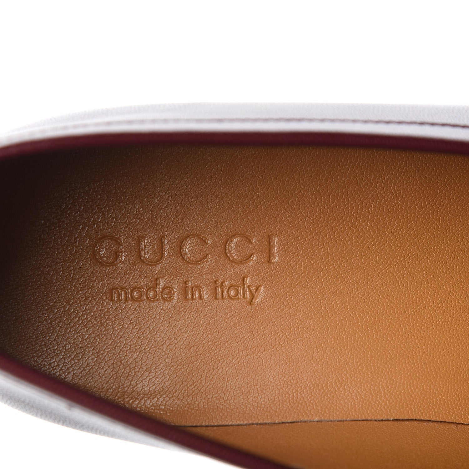 Gucci Goatskin Mens GG Loafers 10 Strong Red 8 of 11
