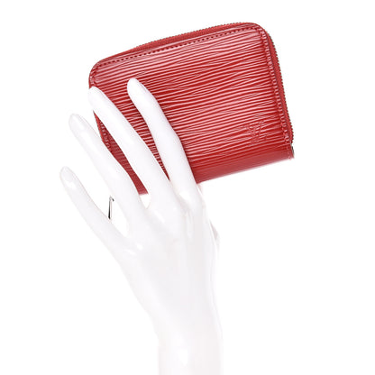 Louis Vuitton Epi Zippy Coin Purse Rubis 2 of 9